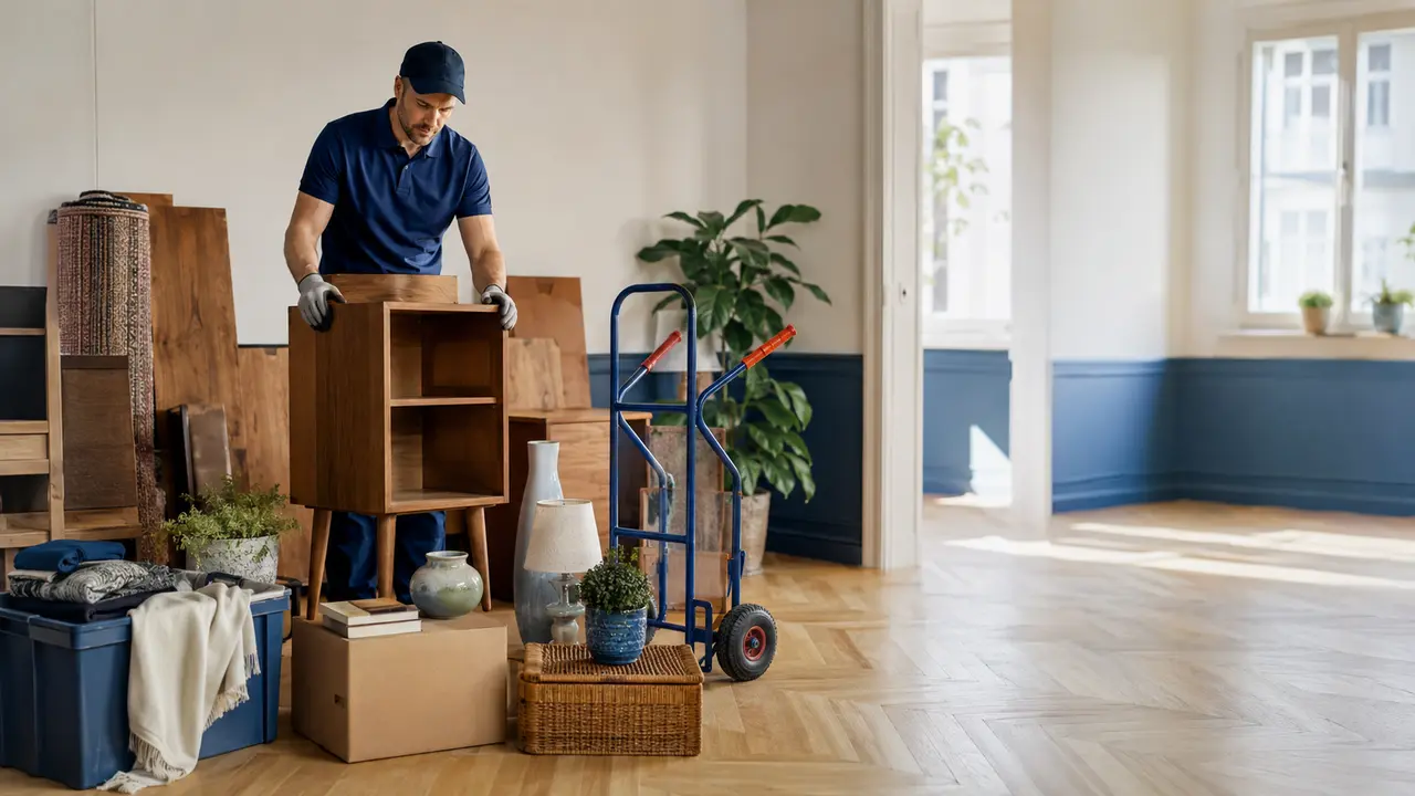 Geordnete Entrümpelung einer Berliner Wohnung