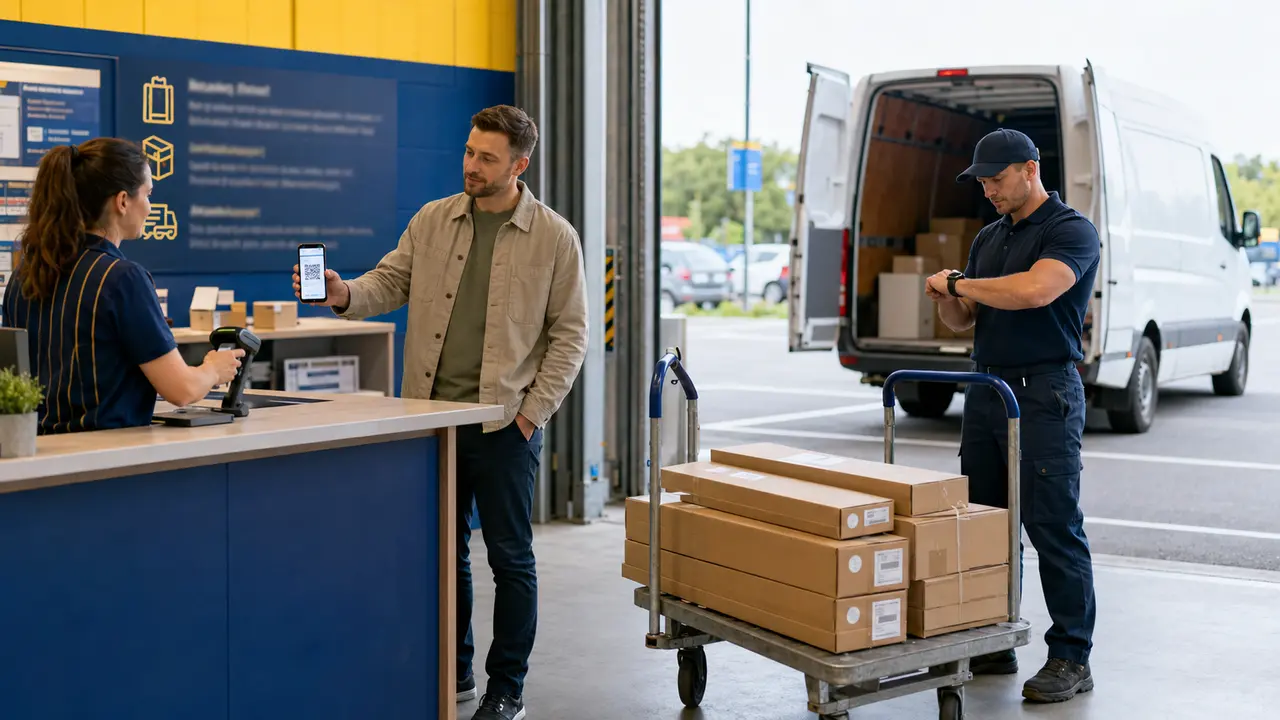 Abholberechtigung und Zeitfenster bei einer Click-und-Collect-Abholung